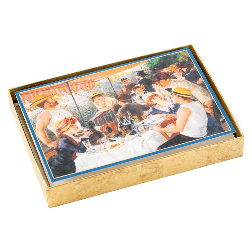 Caspari Renoir Boxed Note Cards - Set of 8 Multicolored Greeting Cards with Envelopes | Perfect for Thank You Notes, Birthday Wishes & Special Occasions