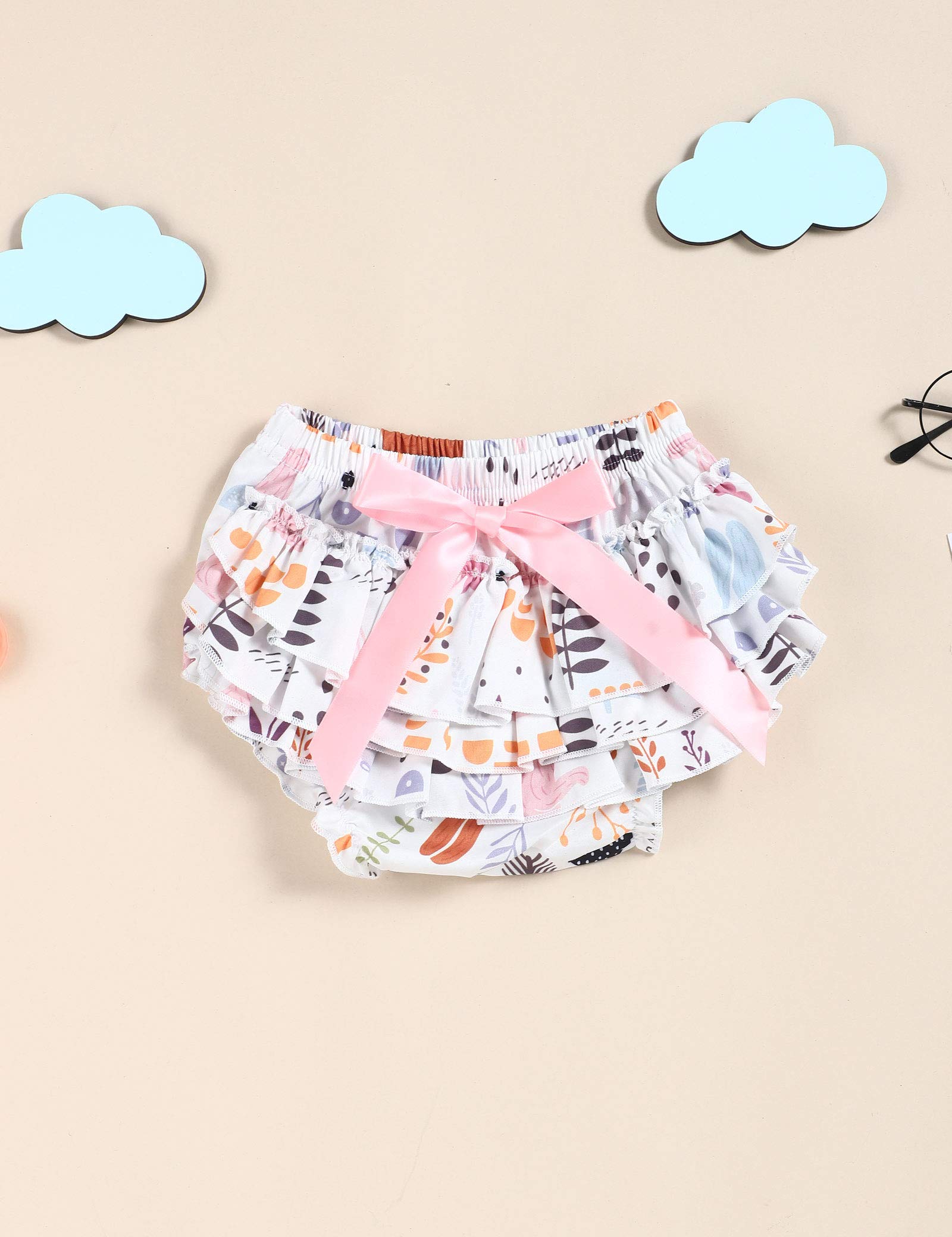 Baby Girl Romper & Shorts Set - Floral Summer Outfits for Easter & Playtime | Cute Toddler Clothes for Outdoor Activities, Birthday Parties & Photo Shoots