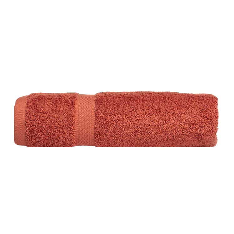 Premium 100% Combed Cotton Bath Towels - Super Soft & Absorbent - Rust Color - Luxury Spa & Bath Essentials for Home, Gym, Beach & Travel