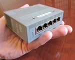 NS-205 10/100Mbps Unmanaged 5-Port Industrial Ethernet Switch with DIN Rail Mount - Reliable Networking for Harsh Environments, Factory Automation & IoT Applications