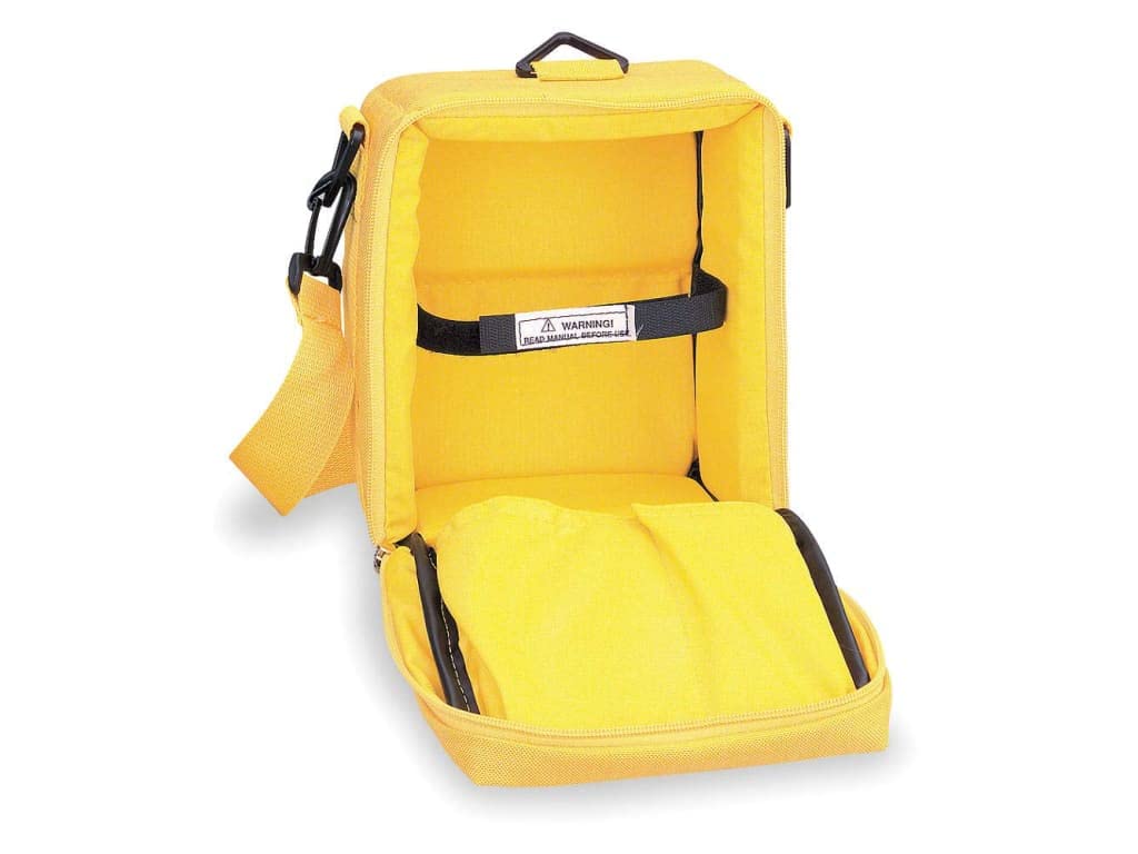 Simpson Electric 260 Analog Multimeter Carrying Case - Yellow Padded Protective Cover (Part# 00832) | Durable Storage for Electricians & Technicians | Workshop & Field Use