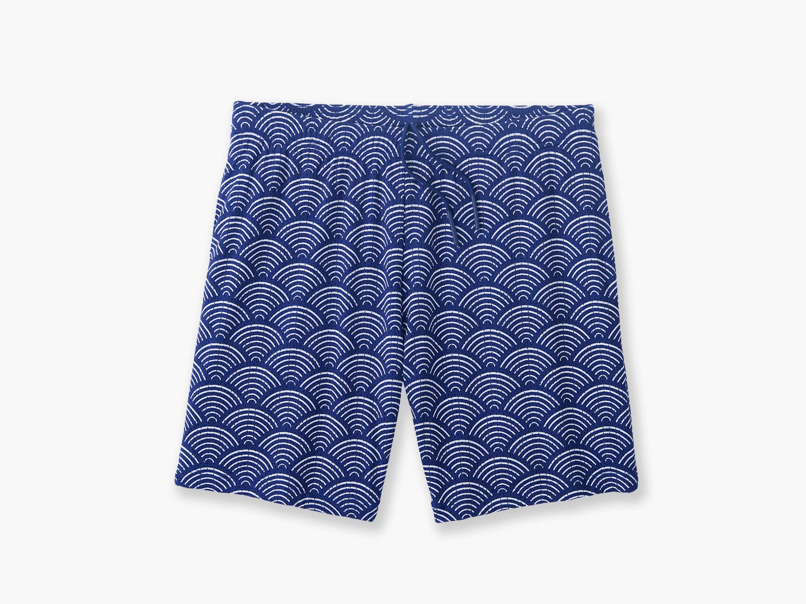 6 Pocket Lounge Shorts for Men - Comfortable Casual Indigo Sunrise Color - Perfect for Relaxing at Home, Lounging, or Running Errands