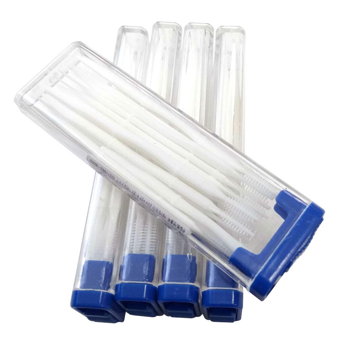 GARASANI Portable Interdental Toothpicks - 90 Count (5 Packs x 18) | Dental Oral Care Tooth Stick Brush for Teeth Cleaning & Food Residue Removal | Perfect for Travel, Home & Office Use