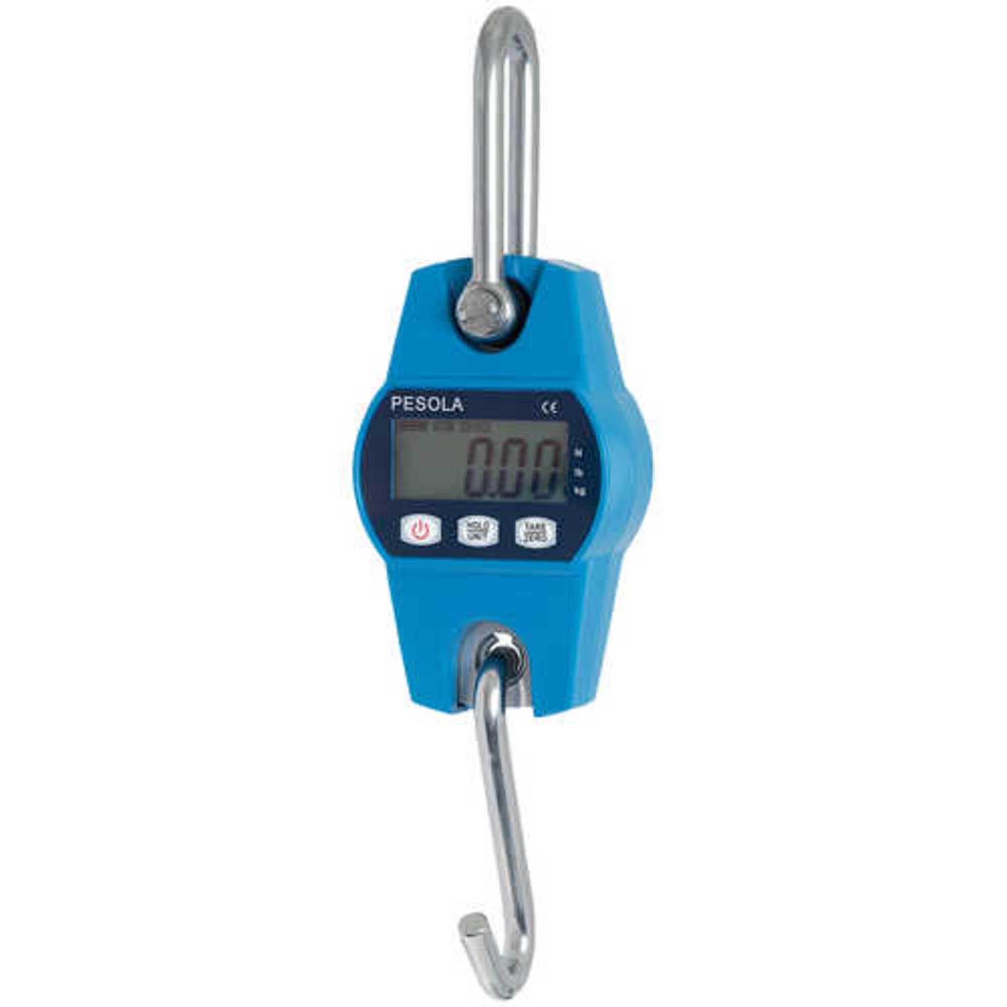 Pesola Heavy-Duty Hanging Scale PHS100-HD - 100kg Capacity Digital Hanging Balance for Luggage, Fishing, Hunting & Farm Use