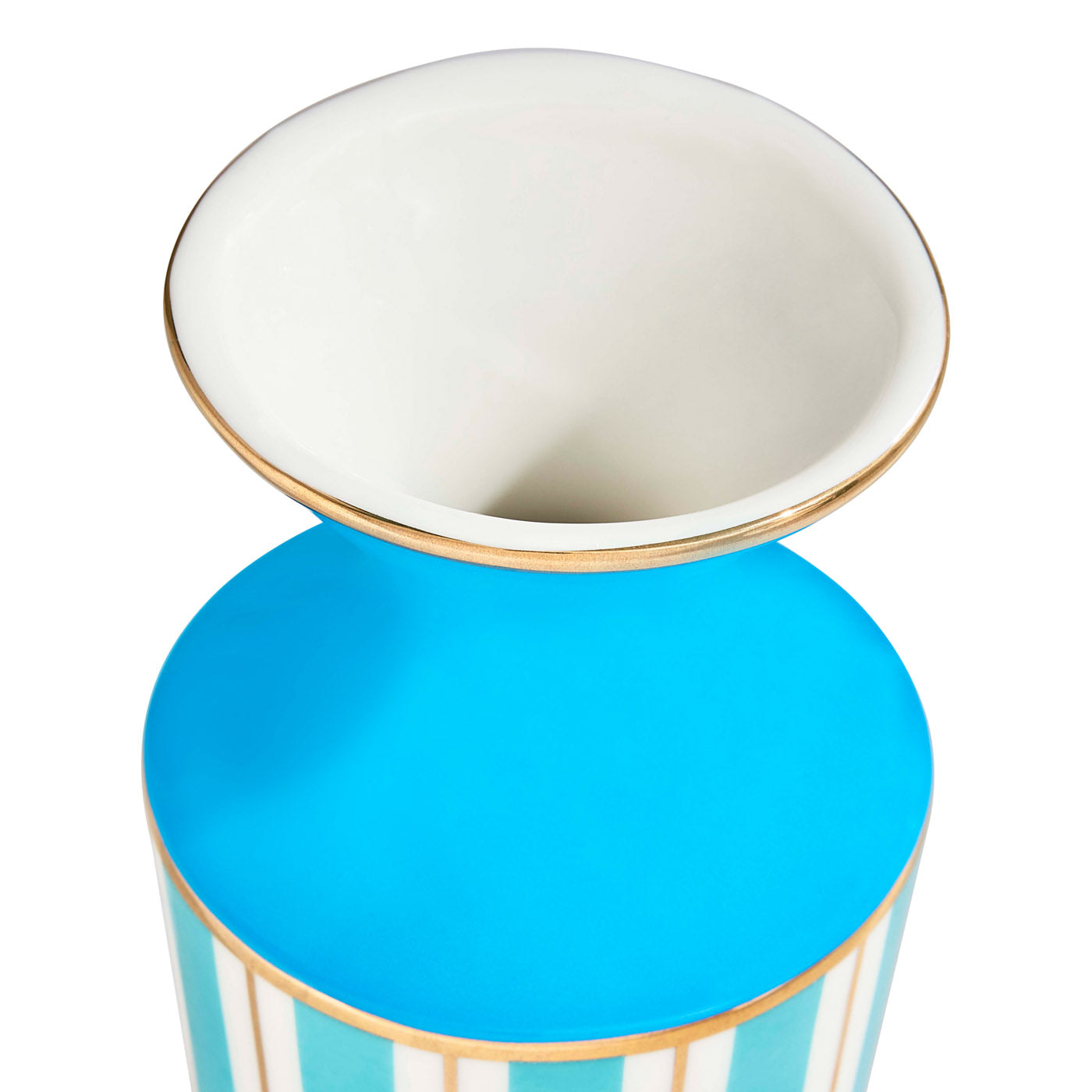 Portofino Cuff Vase - Elegant Ceramic Vase for Home Decor, Wedding Centerpieces & Gift Ideas | Handcrafted Italian Design for Living Room, Dining Table & Office Desk