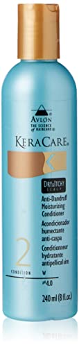 Avlon Keracare Dry & Itchy Scalp Anti-Dandruff Moisturizing Conditioner - 8 oz | Hydrating Treatment for Flaky Scalp | Perfect for Daily Hair Care & Scalp Relief