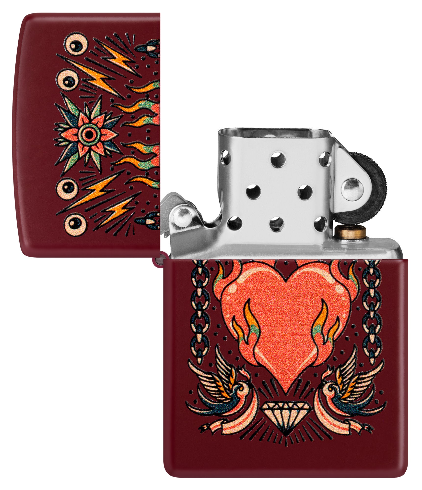 Trendy Heart Tattoo Design - Perfect for Couples, BFFs & Body Art Lovers - Ideal for Tattoo Parlors & Personal Expression