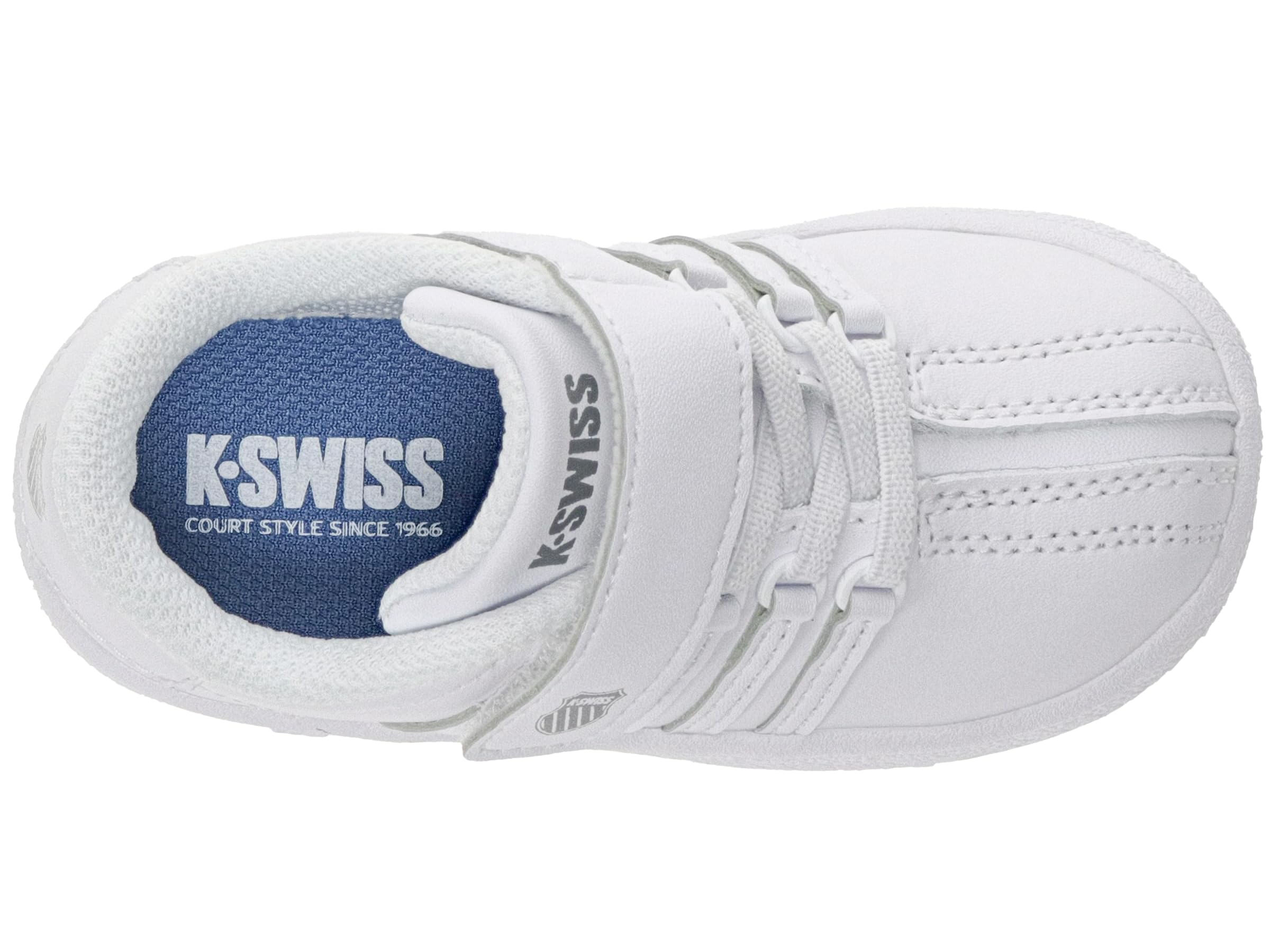 K-Swiss Classic VN Velcro Sneakers for Kids - Comfortable & Stylish Boys Girls Tennis Shoes for School, Sports & Casual Wear