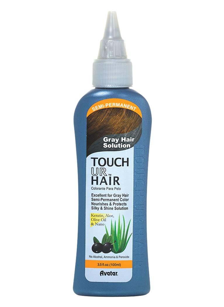 Avatar Touch Ur Hair Semi-Permanent Hair Dye - 3.5 oz Burgundy Brown #7106 for Vibrant Color & Shine | Perfect for DIY Hair Coloring at Home, Parties & Special Occasions