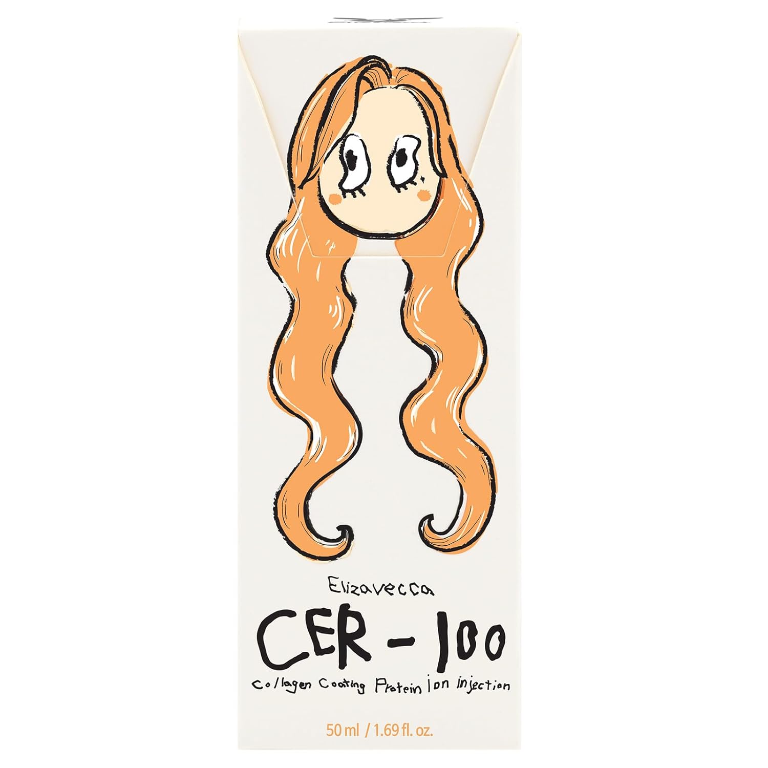 Elizavecca CER-100 Collagen Coating Hair Protein Treatment Cream - Repair Damaged Hair, Reduce Frizz & Boost Shine - Perfect for Daily Styling & Salon-Quality Results at Home