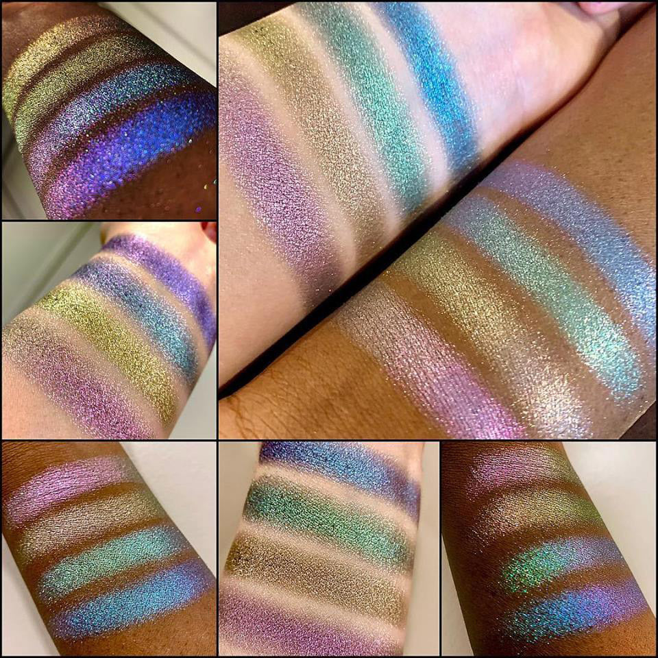 Pastel Multichrome Eyeshadow Palette - Long Lasting Highly Pigmented Makeup for Day & Night Looks - Perfect for Parties, Weddings & Special Occasions