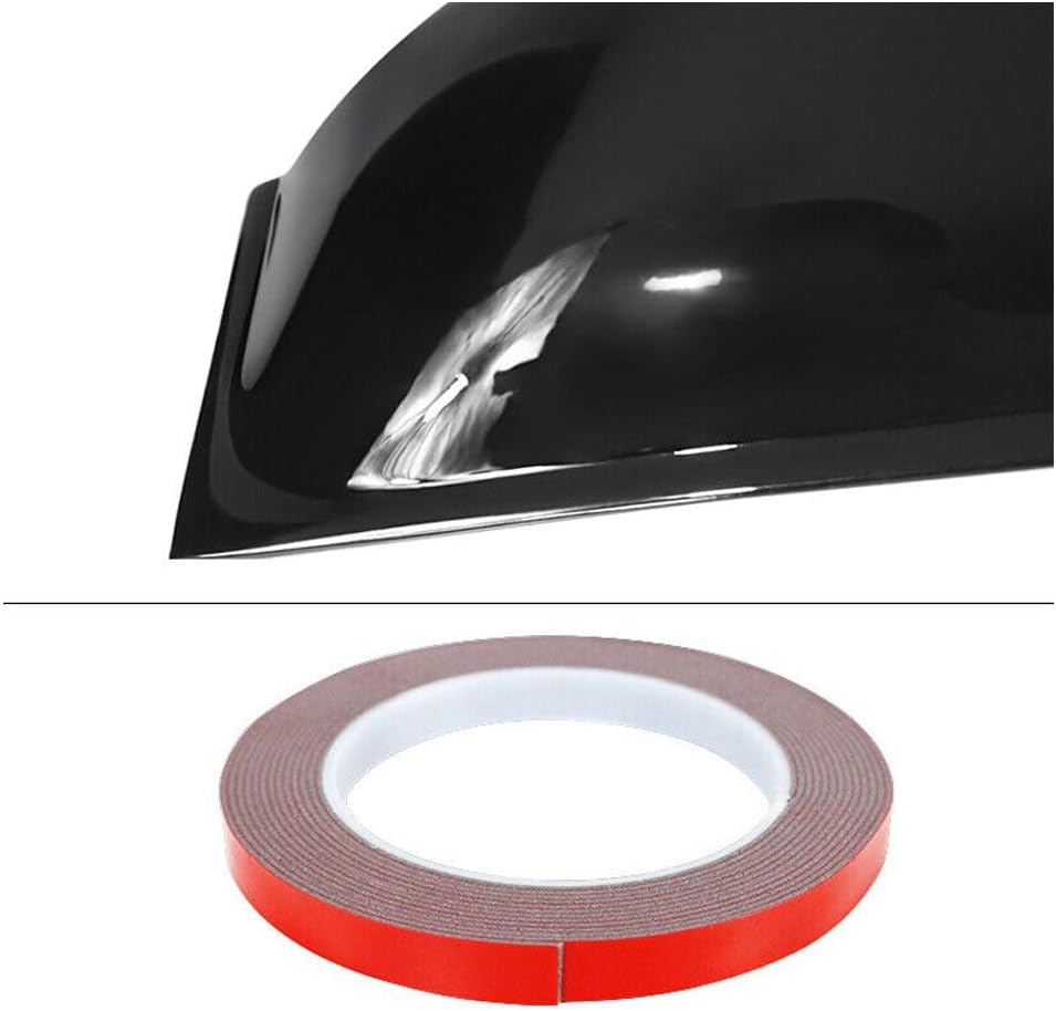 2009-2020 Nissan 370Z Coupe Rear Roof Spoiler Wing - PP Glossy Black Window Visor - Enhances Aerodynamics & Style - Perfect for Racing & Car Shows
