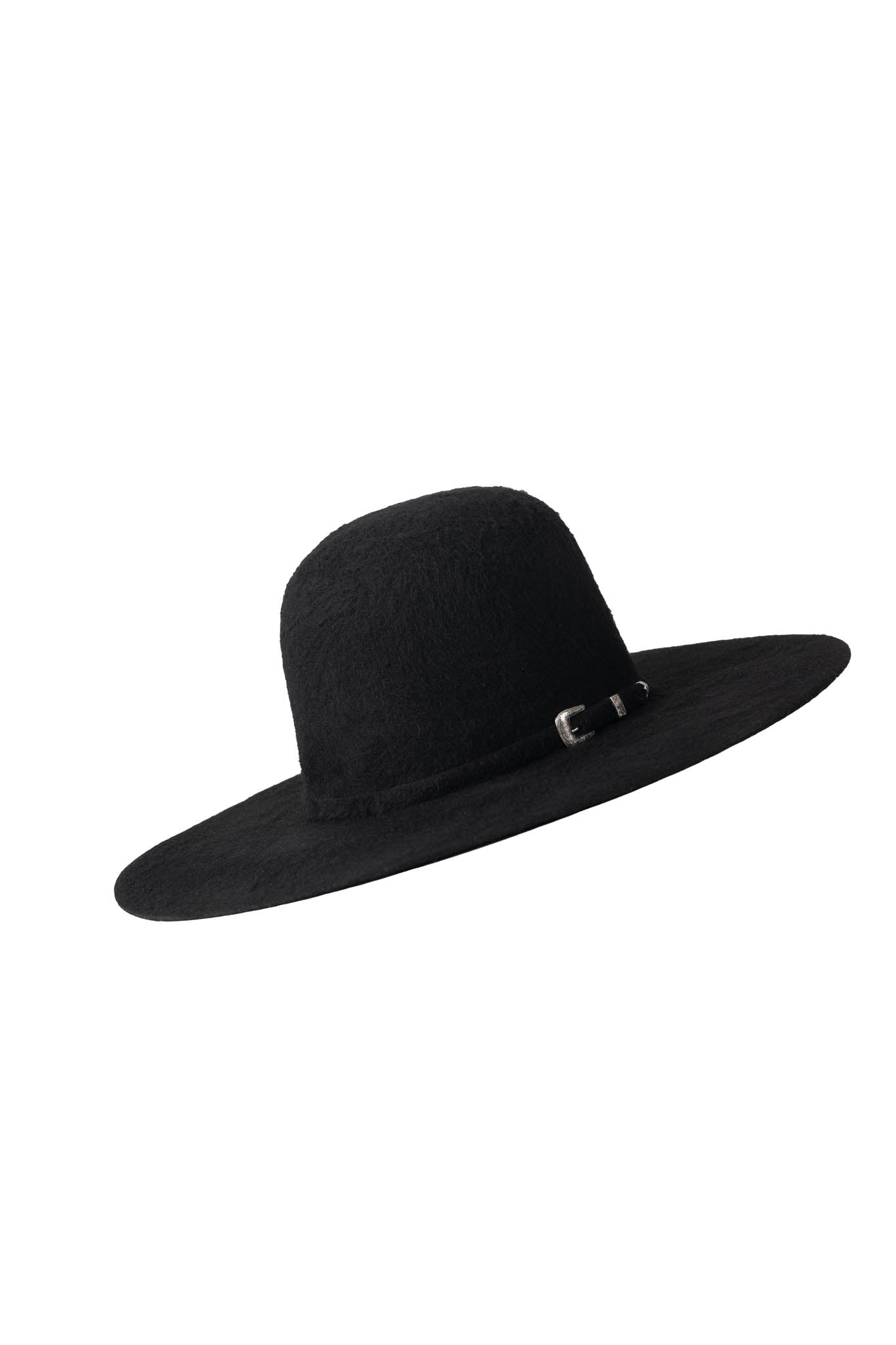 Rock'em 8X Black Grizzly Fur Open Crown Felt Cowboy Hat for Men - Western Rodeo, Ranch Work & Outdoor Adventures