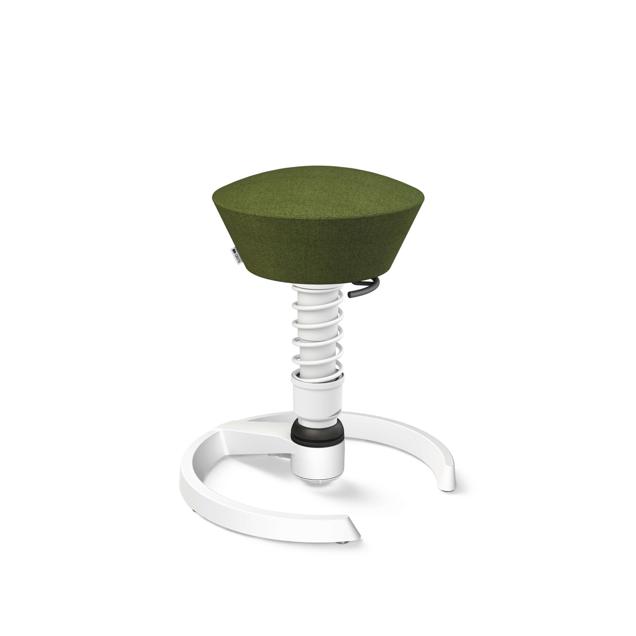 Aeris Swopper Active Sitting Stool - Ergonomic Glider Chair for Office & Home, White - Perfect for Desk Work, Gaming & Posture Support
