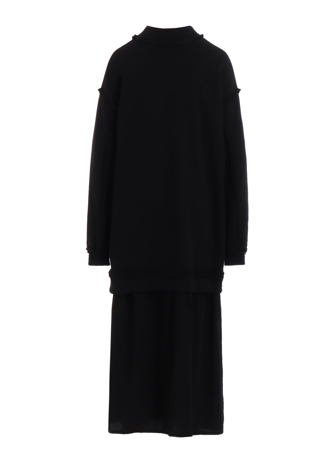 Soft Cotton & Cellulose Fleece High Neck Dress for Women - Cozy Winter Wear, Casual Outfits & Layering Essentials