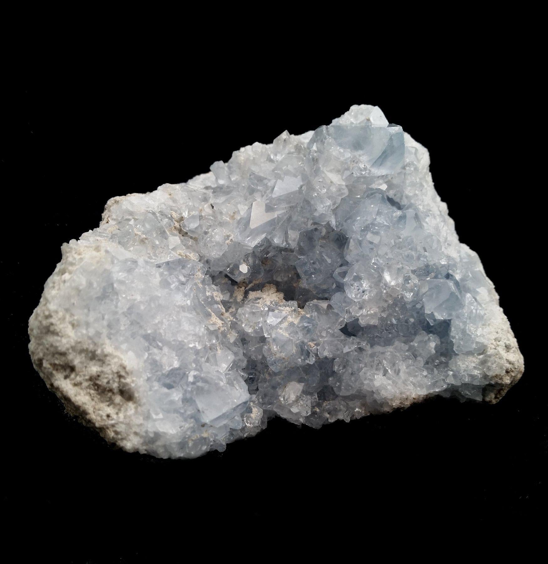 Natural Celestite Crystal Cluster - Healing Stone for Meditation, Energy Cleansing & Home Decor | Perfect for Spiritual Growth & Positive Vibes