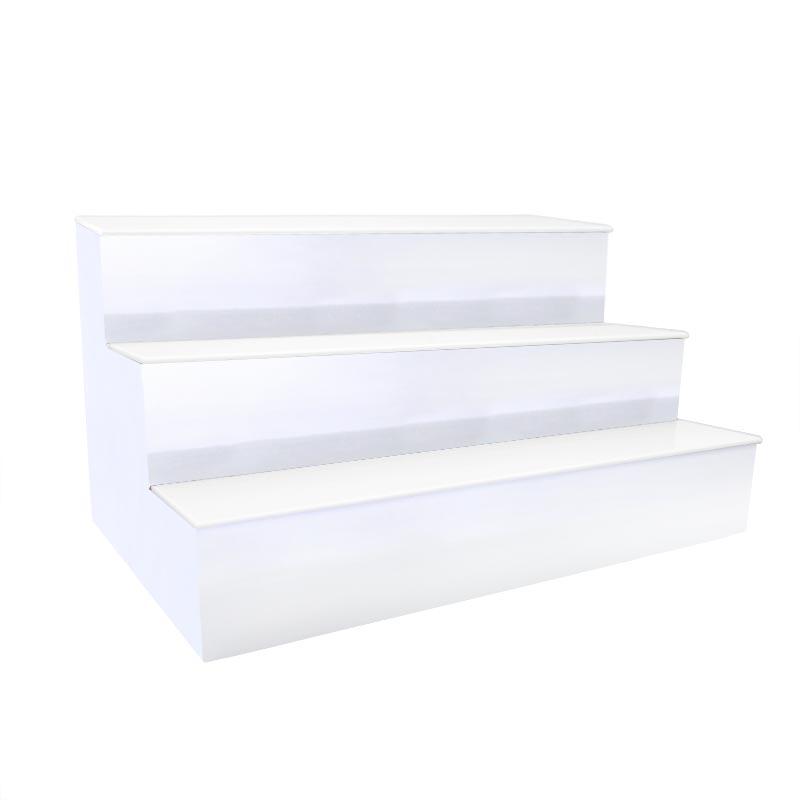 BarConic® LED Liquor Bottle Display Shelf - 3-Tier Polished Mirrored Metal Bar Shelf with Adjustable Lengths | Perfect for Home Bars, Restaurants & Retail Stores