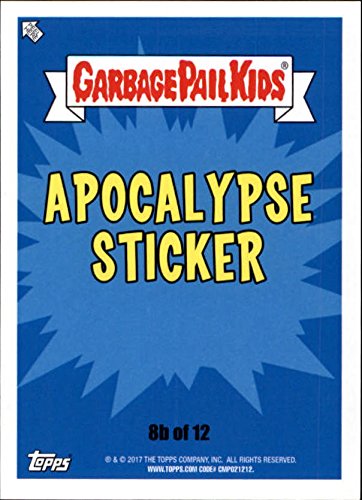 2017 Garbage Pail Kids Adam-Geddon Apocalypse #8b Villainous Virgil Trading Card - Rare Collectible for Kids & Adults - Perfect for Trading, Collecting and Displaying in Your Home or Office