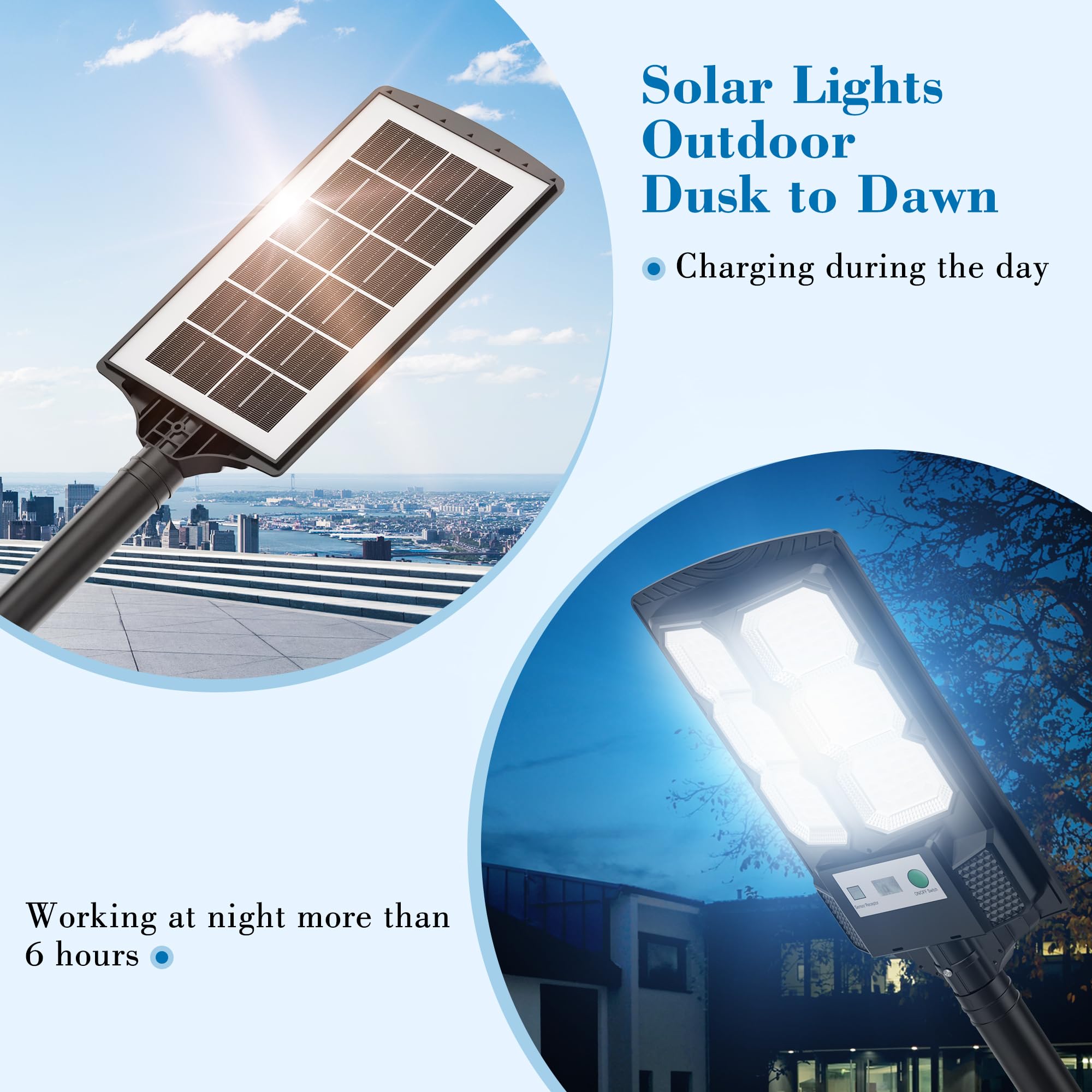 6-Pack Solar Security Lights Outdoor Waterproof - Super Bright LED Solar Flood Lights with Motion Sensor & Remote, Wide Angle Dusk to Dawn Lighting for Yard, Garden, Pathway & Driveway