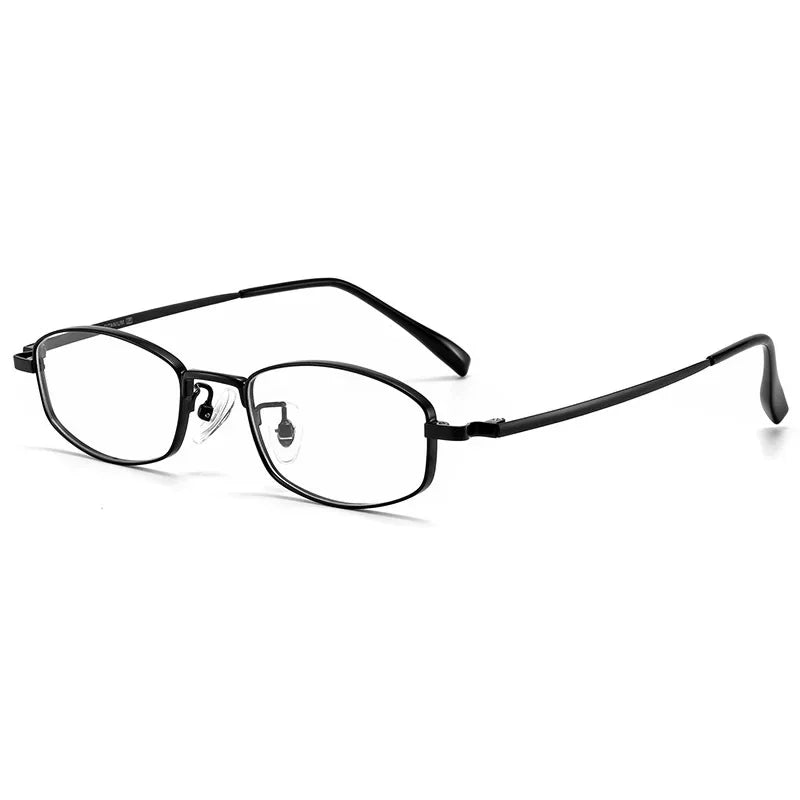 Aror Women's Full Rim Small Oval Square Titanium Eyeglasses Frame - Lightweight Durable Titanium Glasses for Women, Fashionable Square Eyewear for Work, Reading & Everyday Use