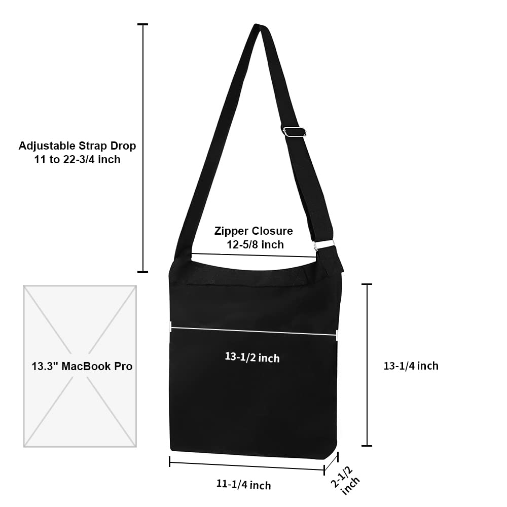 Stylish Muka Canvas Shoulder Bag with Zipper - Casual Hobo Crossbody Handbag & Tote Purse for Women | Perfect for Work, Travel and Everyday Use