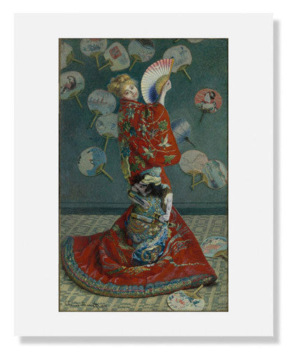 Claude Monet La Japonaise - Famous Japanese Woman Painting - High-Quality Art Print for Home & Office Decor
