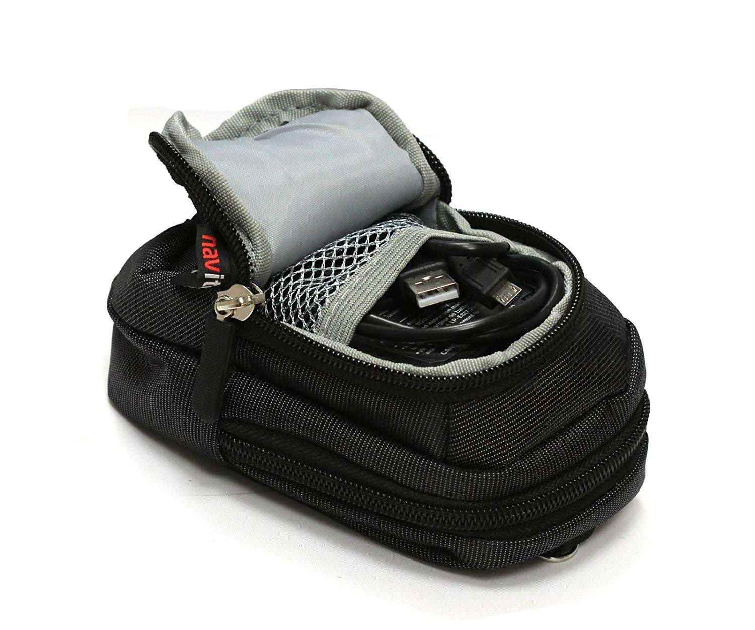 Navitech Black Digital Camera Case - Waterproof & Shockproof Protective Cover for Goopow Kids Camera - Perfect for Travel, Outdoor Adventures & School Projects