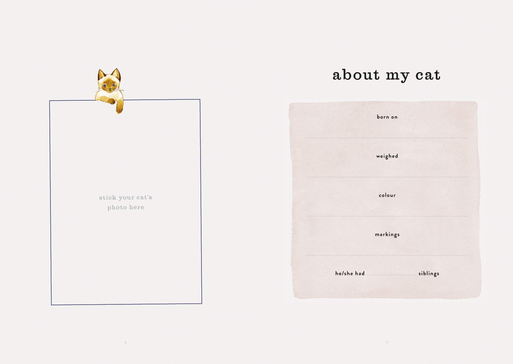 My Cat's First Year: A Memory Journal for Kitten Growth & Milestones - Perfect for New Cat Owners & Pet Lovers