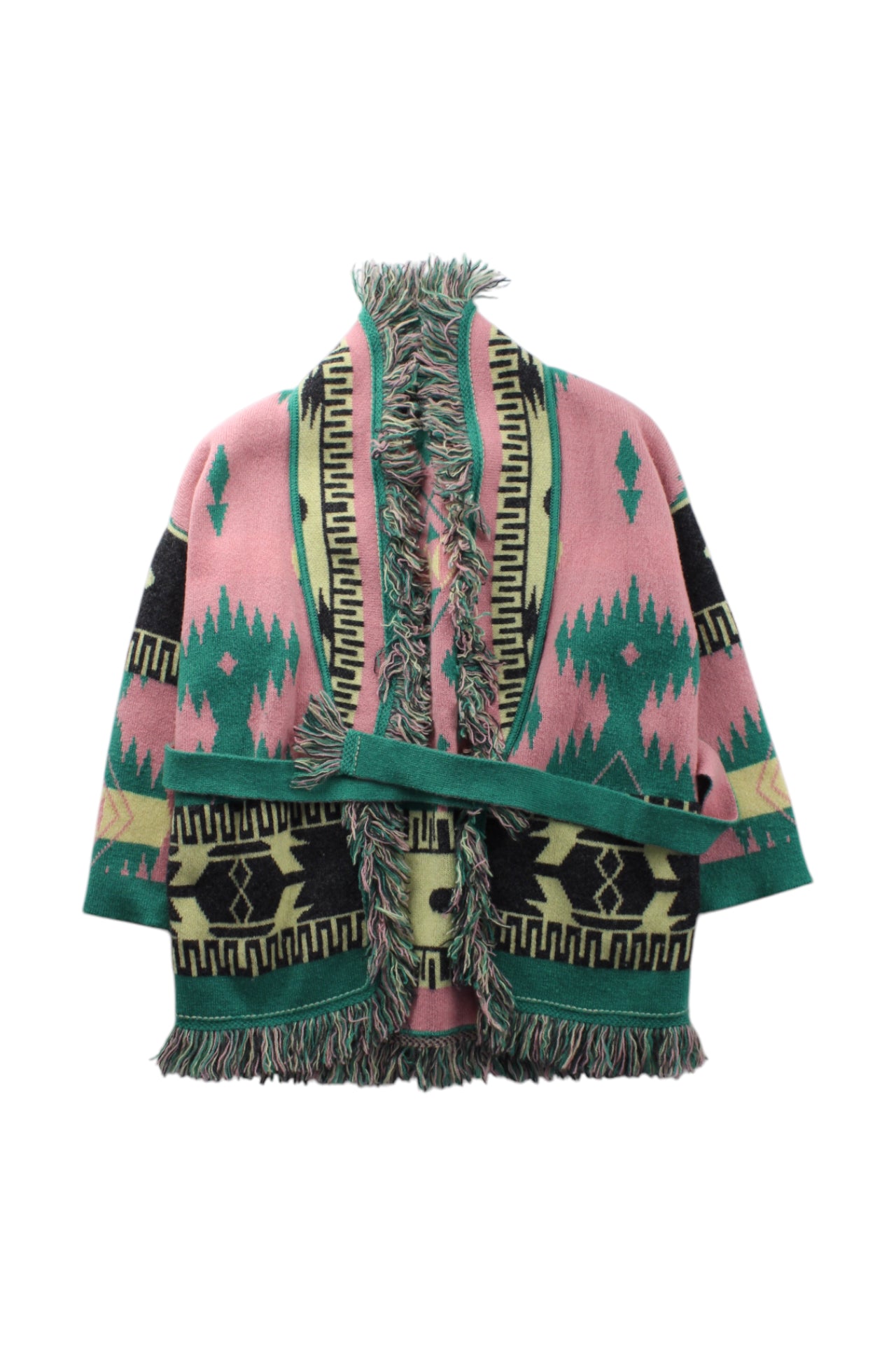 Alanui Fringe Poncho for Women - Soft Wool Blend Shawl Wrap - Boho Chic Outerwear for Fall & Winter - Perfect for Festivals, Travel, and Casual Wear