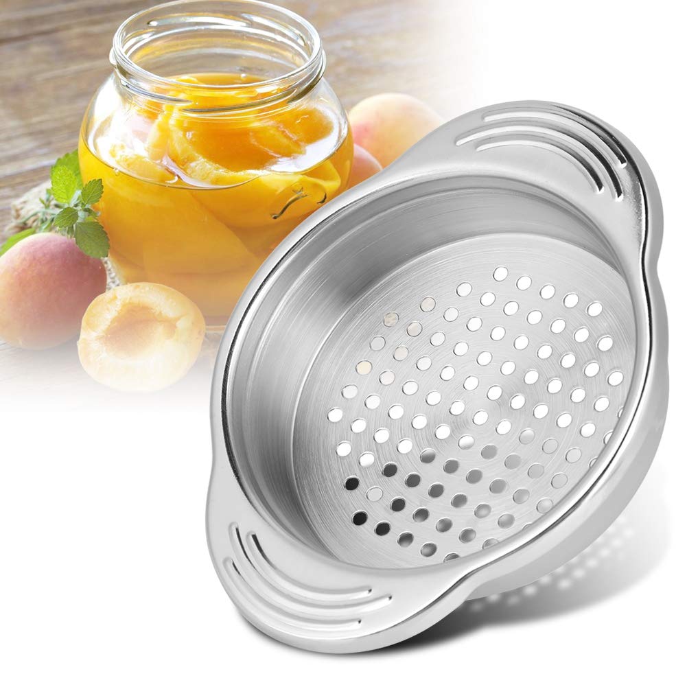 Stainless Steel Can Drainer & Strainer - Tuna, Vegetable & Fruit Can Oil Press Squeezer - Durable Kitchen Tool for Draining Canned Foods - Perfect for Home Cooking, Meal Prep & Camping