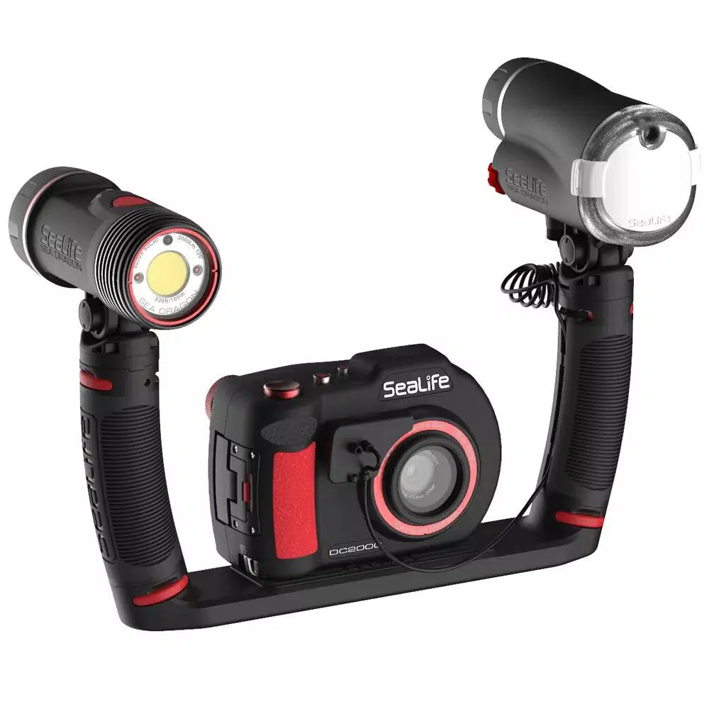 Sealife Sea Dragon Duo 3000F Underwater Flash Set - Professional Strobe Lighting for Scuba Diving & Marine Photography