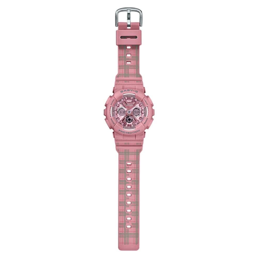 CASIO BABY-G BA-130SP-4ADR Pink Resin Strap Digital Sport Watch for Women - Waterproof, Shock Resistant, Perfect for Running, Swimming & Outdoor Activities
