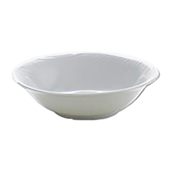 Alani 024464 Embossed Ceramic Cereal Bowl - 16 oz. (Pack of 48) | Durable Restaurant & Catering Dishes for Breakfast, Soup, Salad | Commercial & Home Kitchen Use