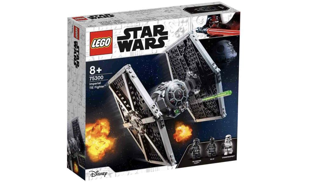 LEGO 75300 Star Wars TIE Fighter Building Kit with Stormtrooper & Pilot Minifigures, Skywalker Saga Toy for Kids Ages 8+ | Perfect Gift for Star Wars Fans, Space Battles & Creative Play