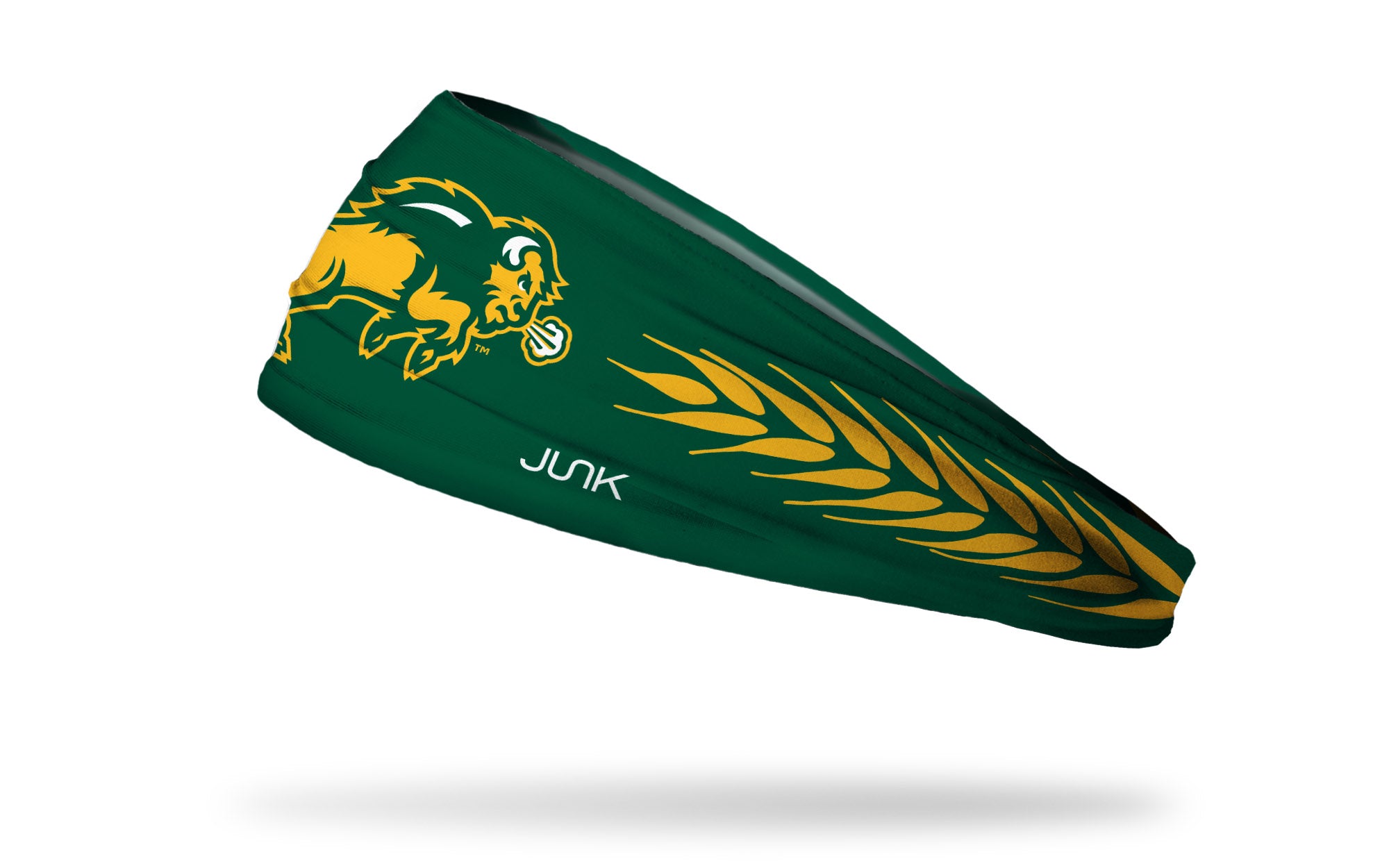 North Dakota State University NDSU Harvest Big Bang Lite Headband - Adjustable Comfort Headband for Sports, Running, Workouts & Everyday Wear