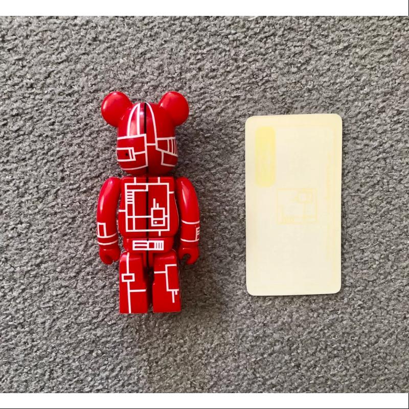 Bearbrick Series 11 Super Secret FUTURA 100% Collectible Vinyl Art Toy - Perfect for Display, Gifts & Anime Collections