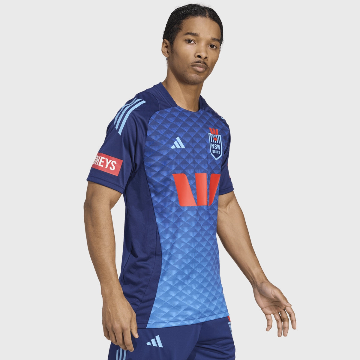 Adidas NSW Rugby League Performance T-Shirt - Breathable & Moisture-Wicking for Training & Sports | Men's Athletic Tee for Rugby, Gym & Casual Wear