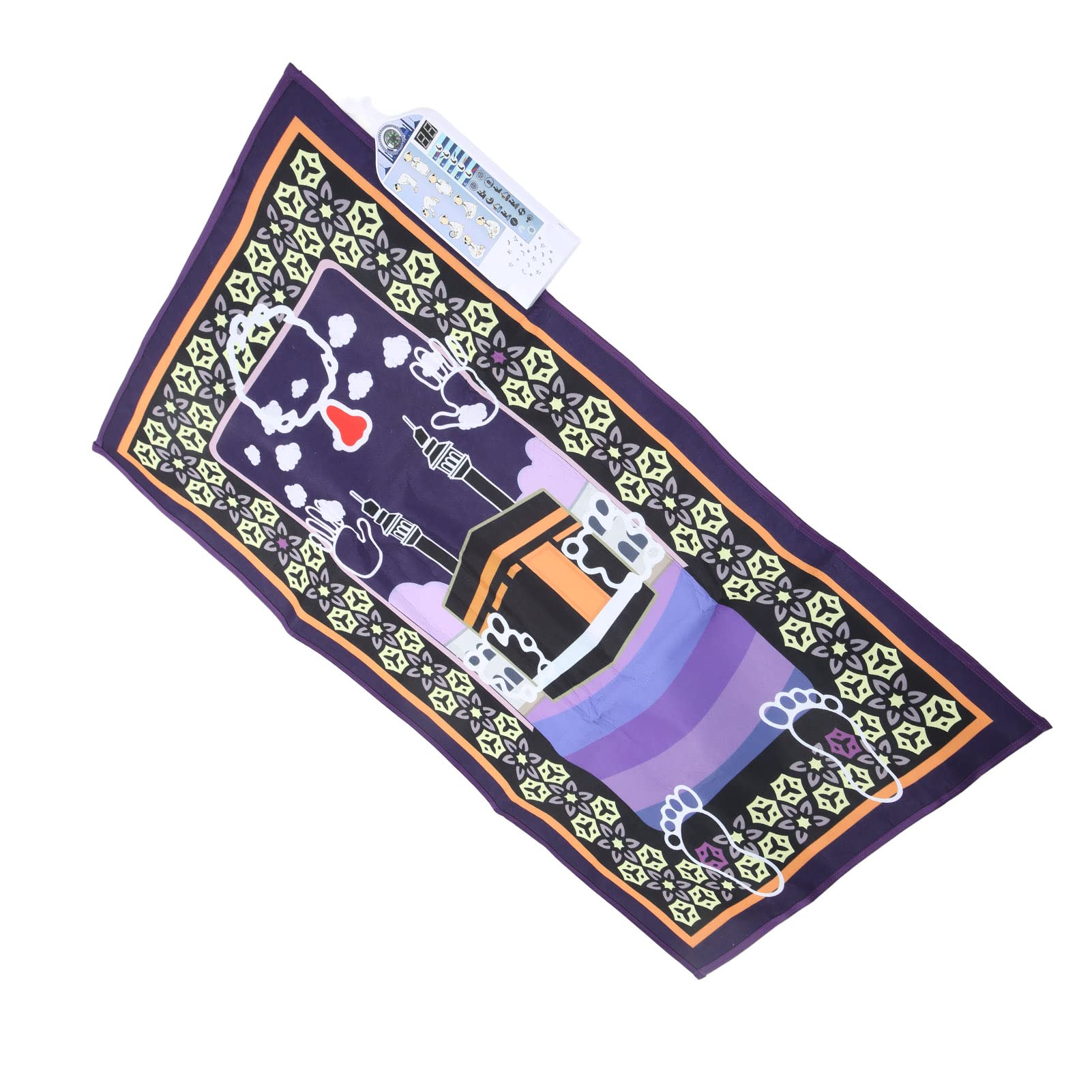 Premium SNOQ Muslim Prayer Mat - Soft Polyester Fiber Islamic Prayer Rug for Home & Travel - Perfect for Salah, Jummah & Daily Prayers - Non-Slip & Lightweight Design for Comfortable Worship Anywhere