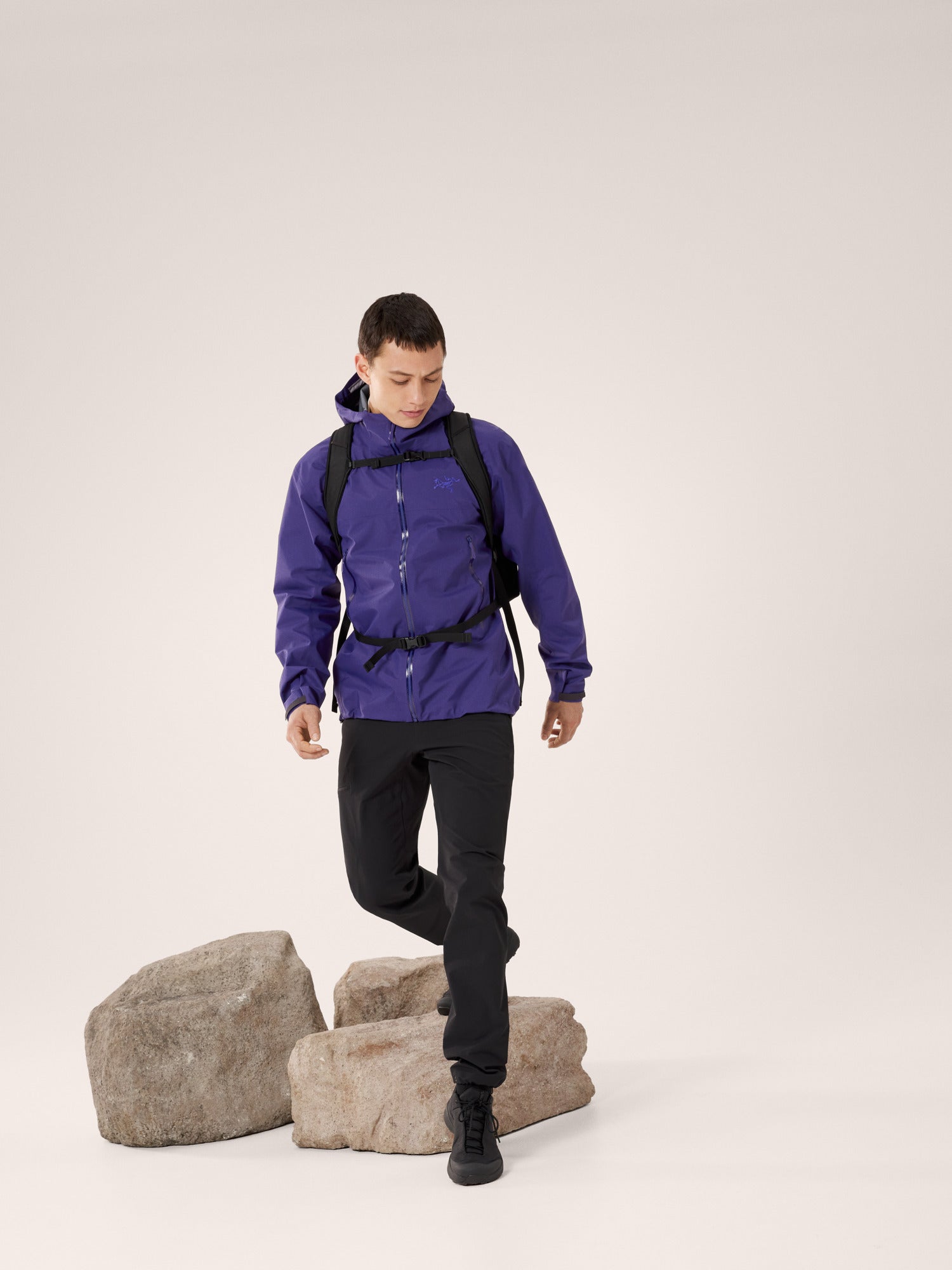 Men's Beta Jacket - Lightweight Waterproof Outdoor Windbreaker for Hiking, Camping & Travel | X000007726