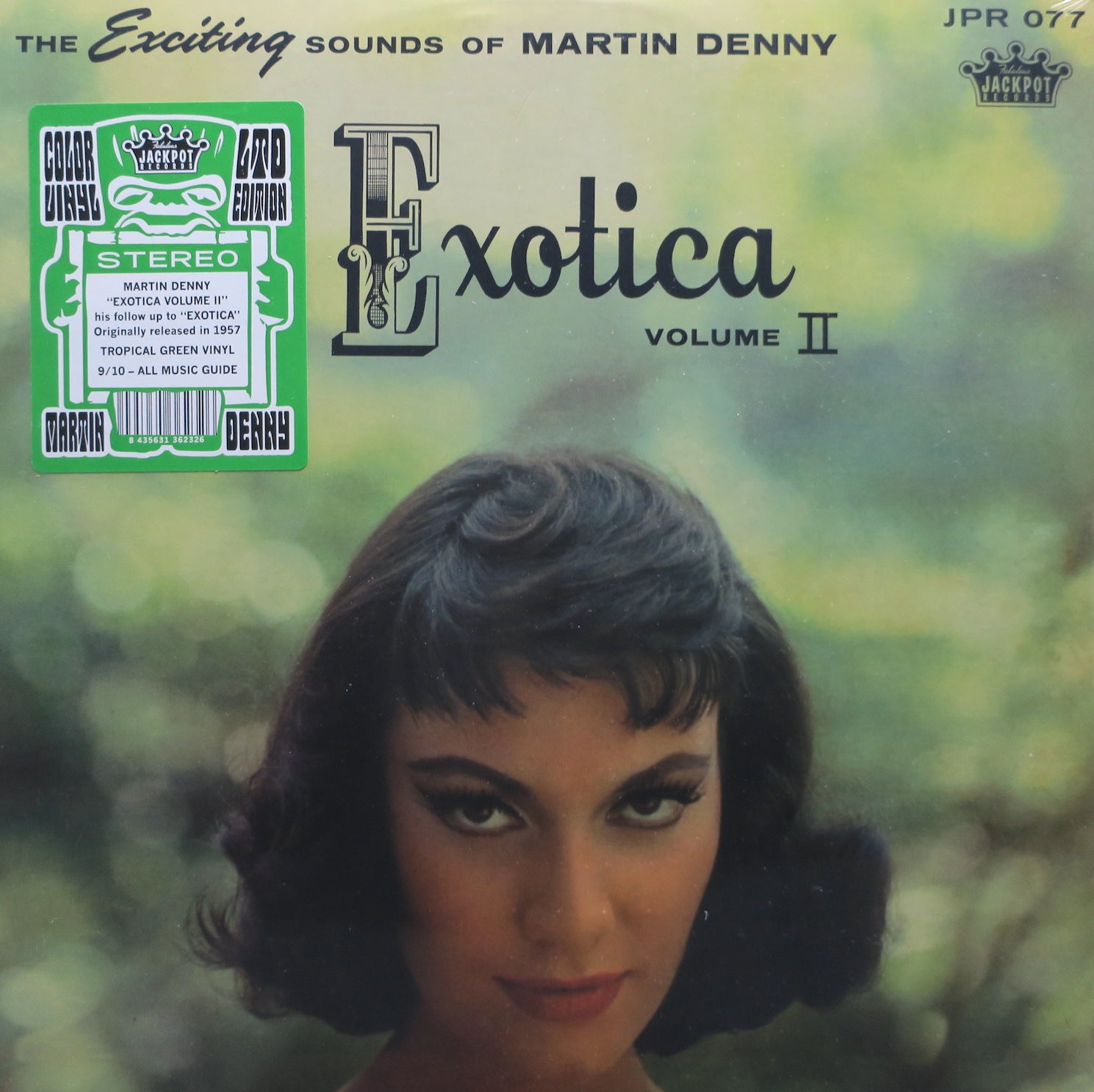 Martin Denny 'Exotica Vol. 2' Green Vinyl LP Record - 1957 Exotica & Lounge Music - Perfect for Vintage Music Collectors and Retro Home Decor