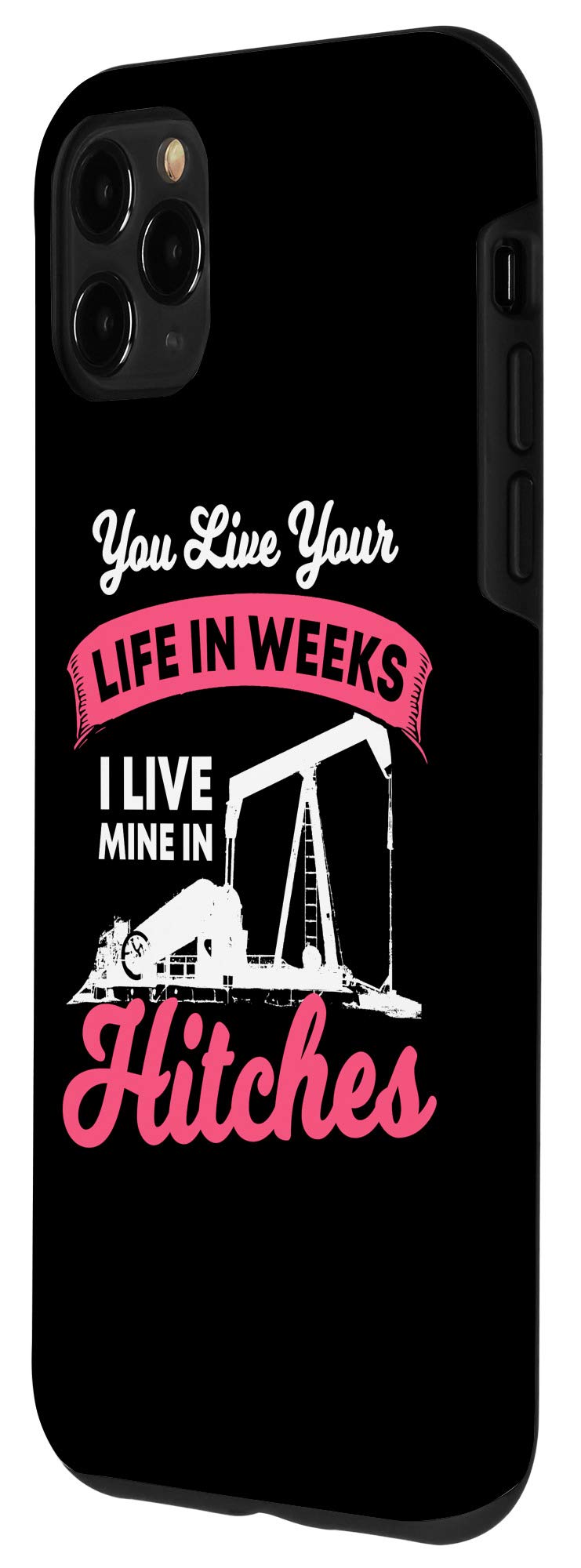 iPhone 11 Pro Max Case - Rugged Shockproof Cover for Oilfield Workers & Oil Rig Crew - Perfect Gift for Oilfield Wives & Tough Job Professionals - Ideal for Harsh Work Environments & Outdoor Adventures