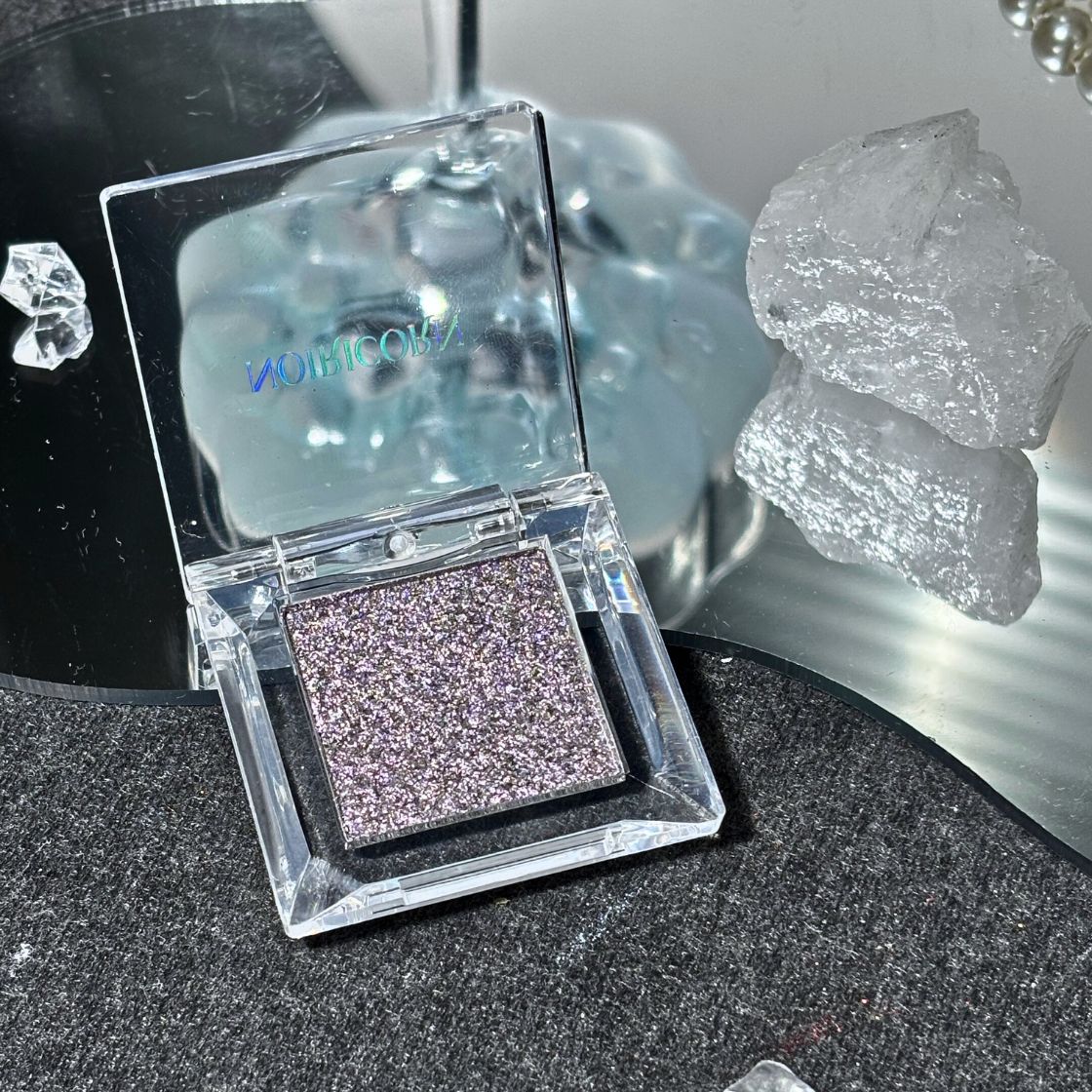 NOIRICORN Multi Chrome Eyeshadow Palette - Amethyst Eclipse Shimmer & Glitter Makeup for Party, Night Out & Special Occasions