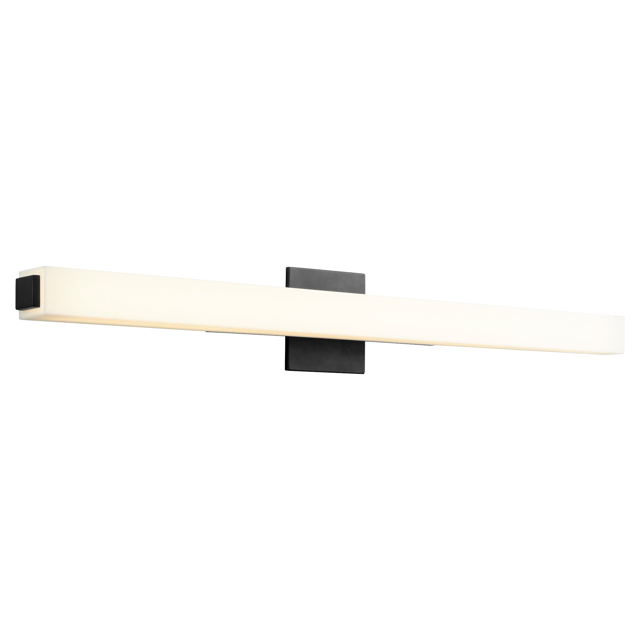 Oxygen Adelphi 3-Light 15-Inch Black Bathroom Vanity Light Fixture - Perfect for Modern Bathrooms & Powder Rooms