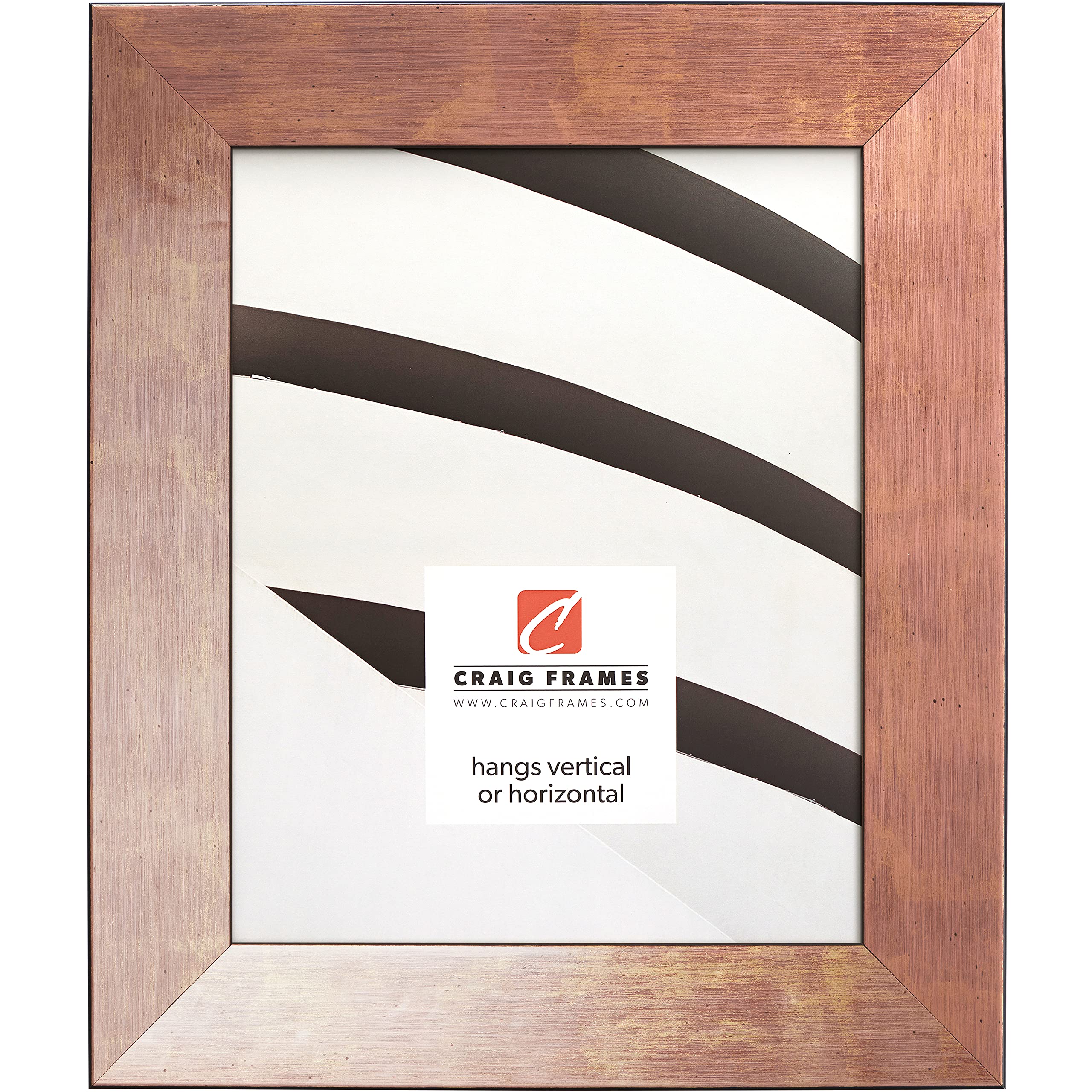 Craig Milano 14x22 Inch Rose Gold Picture Frame for Wall Decor