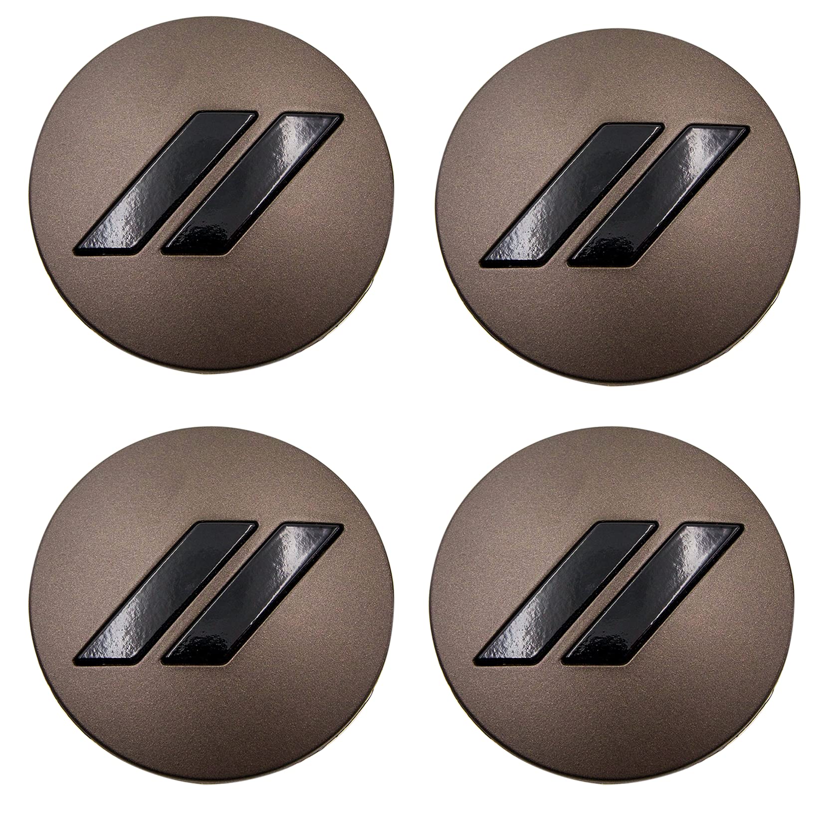 OEM Hub Center Cap Color Matched for Dodge Challenger & Charger - Pitch Black PX8 / Brass Monkey Replacement - Perfect for Wheel Upgrades & Customization