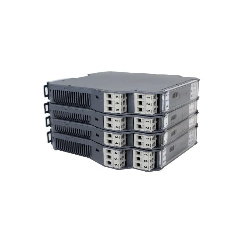 High-Precision DC Analog Signal Converter Isolator - 4-20mA to 0-10V/0-5V Voltage Current Signal Splitter & Conditioner (SWK-GLK) - Ideal for Industrial Automation, Process Control & PLC Systems