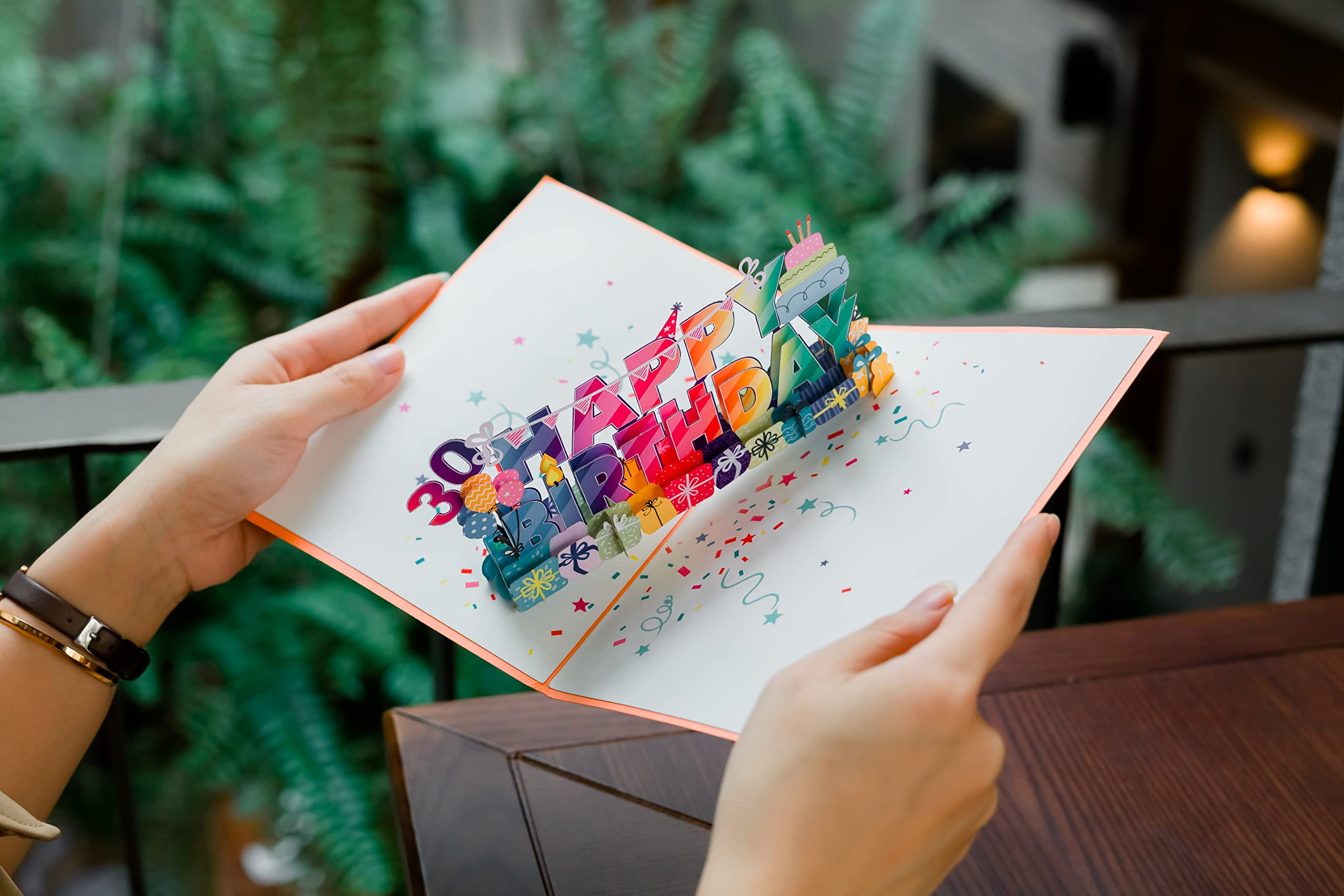 30th Birthday Pop Up Card - 3D Greeting Card for Daughter, Son, Granddaughter, Niece, Nephew - Perfect 30th Birthday Gift for Women & Men - Great for Milestone Celebrations & Surprise Party Invitations