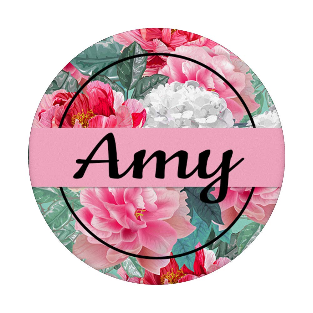 Personalized Floral Monogram Gift - Pink, Black & White Rose Design for Home Decor, Wedding Favors & Special Occasions