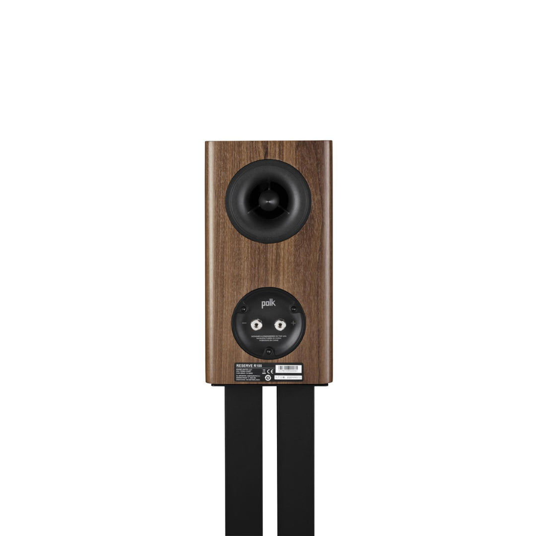 Polk Reserve R100 Bookshelf Speakers (Pair) - Premium Hi-Fi Audio for Home Theater & Music Listening - Perfect for Living Room, Office & Studio Use