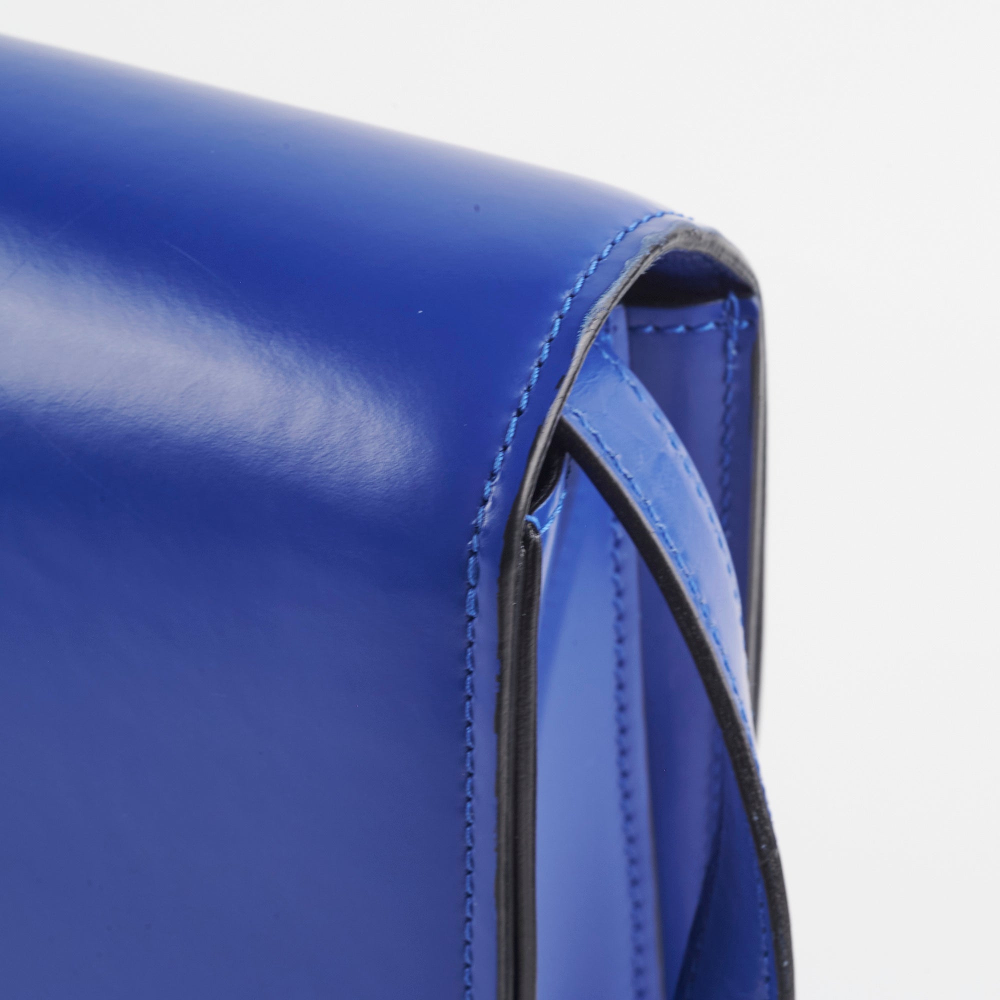 Celine Medium Royal Blue Box Crossbody Bag - Luxury Leather Shoulder Purse for Women | Perfect for Work, Travel & Evening Events